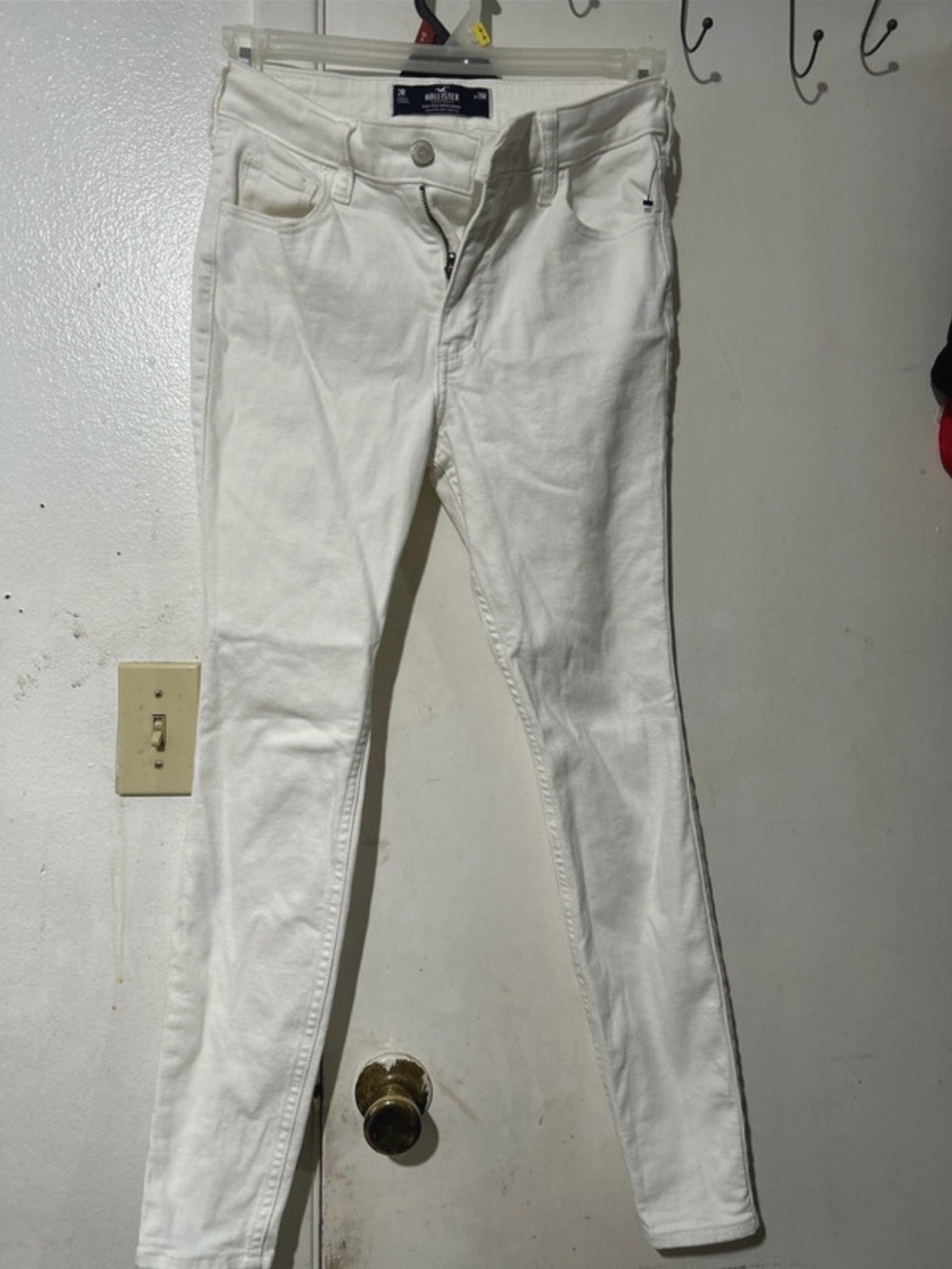 Hollister White Women's Skinny Jeans